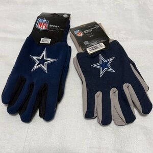 Dallas Cowboys Sport Utility Gloves with Blue Star Logo - 2 Pair